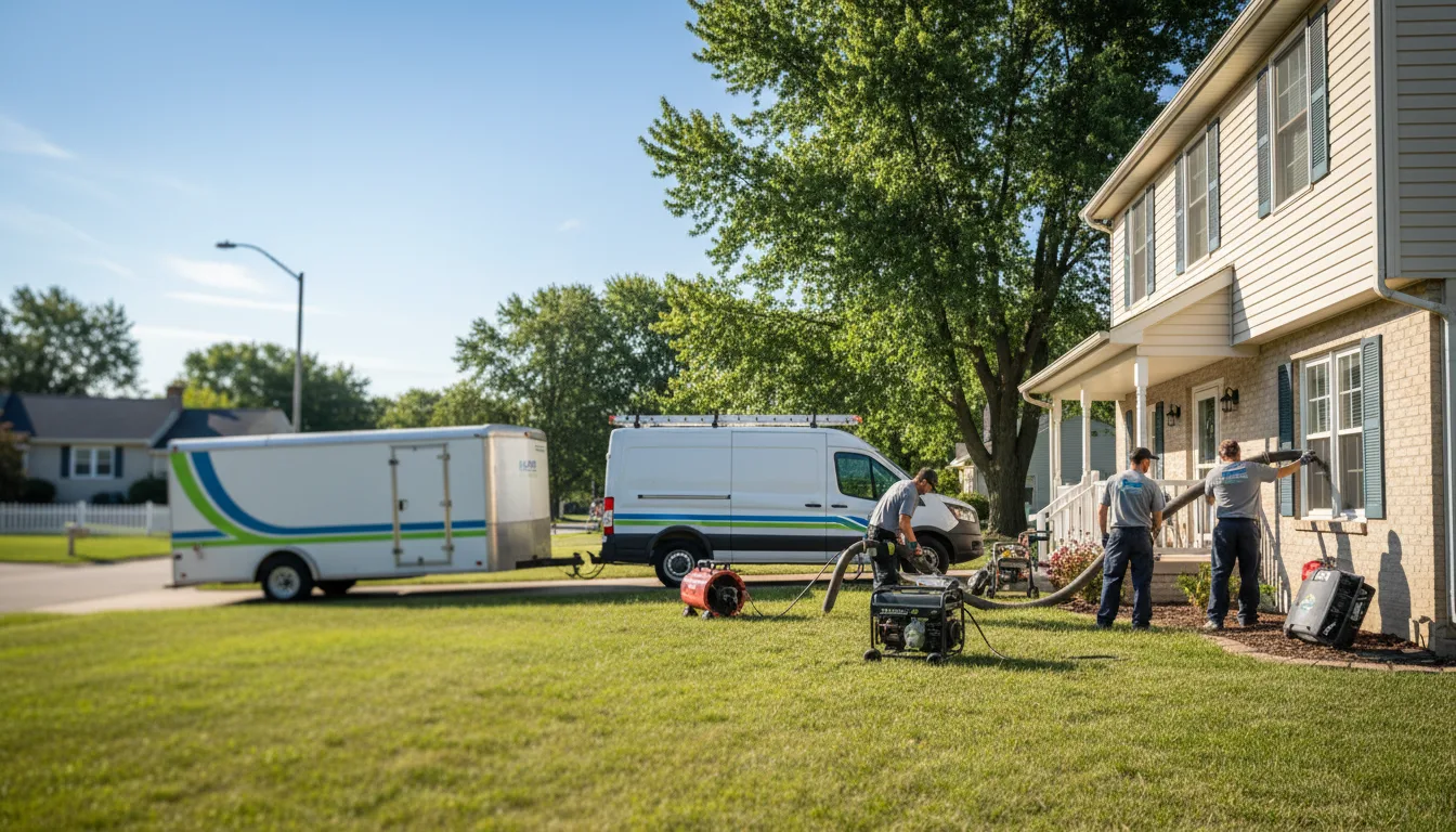 Flooded Basement Restoration And Cleanup With Repair in Loomis, NE near me